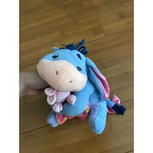 Fisher Price Pooh Babies My First Eeyore Plush Stuffed Animal Toy 2004 Rattle 9"